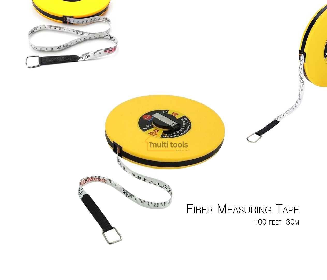Fiber Measuring Tape (100 Feet / 30m)